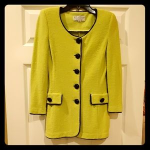 Neon green St. John jacket